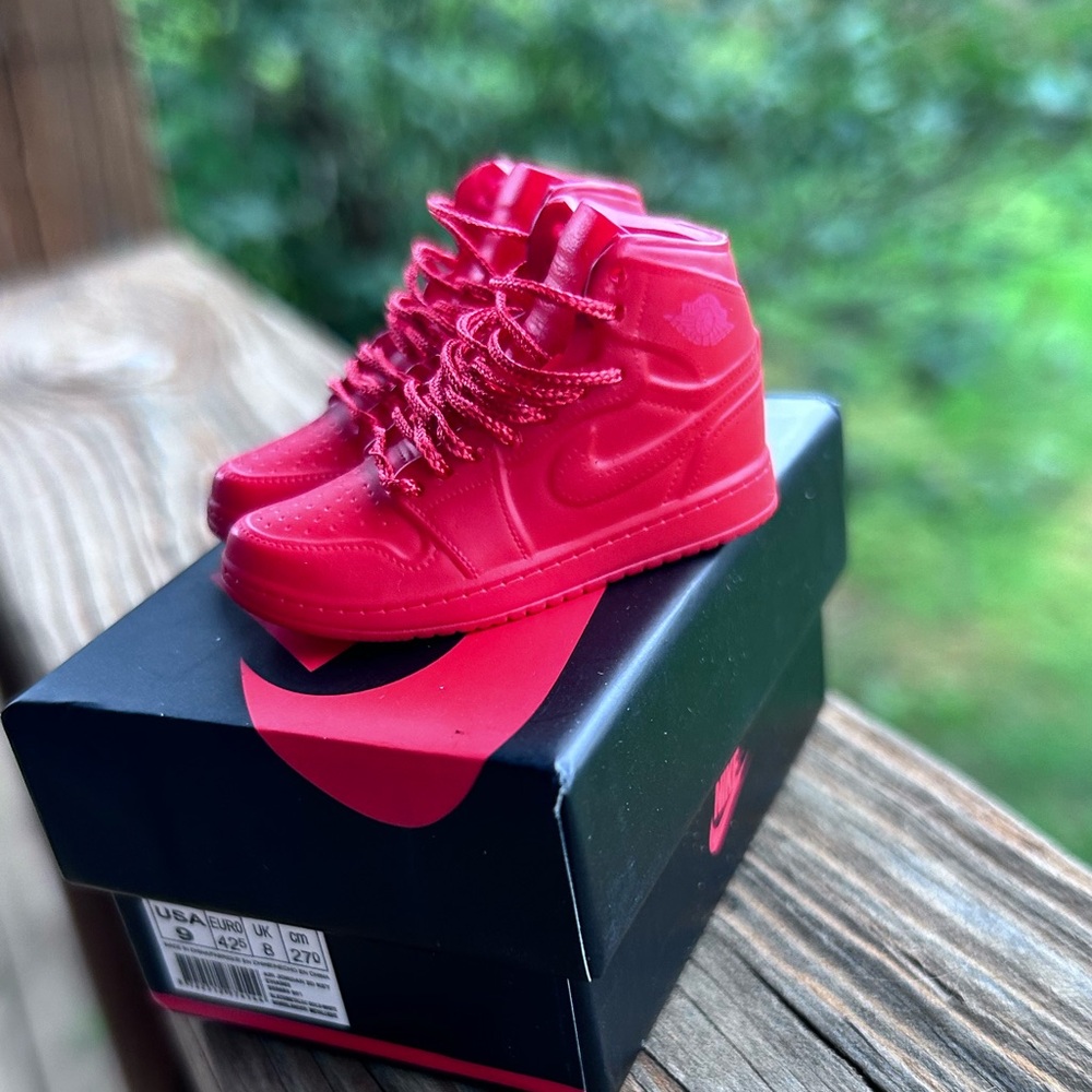 Mini Nike collectable Red High-Top Sneakers
